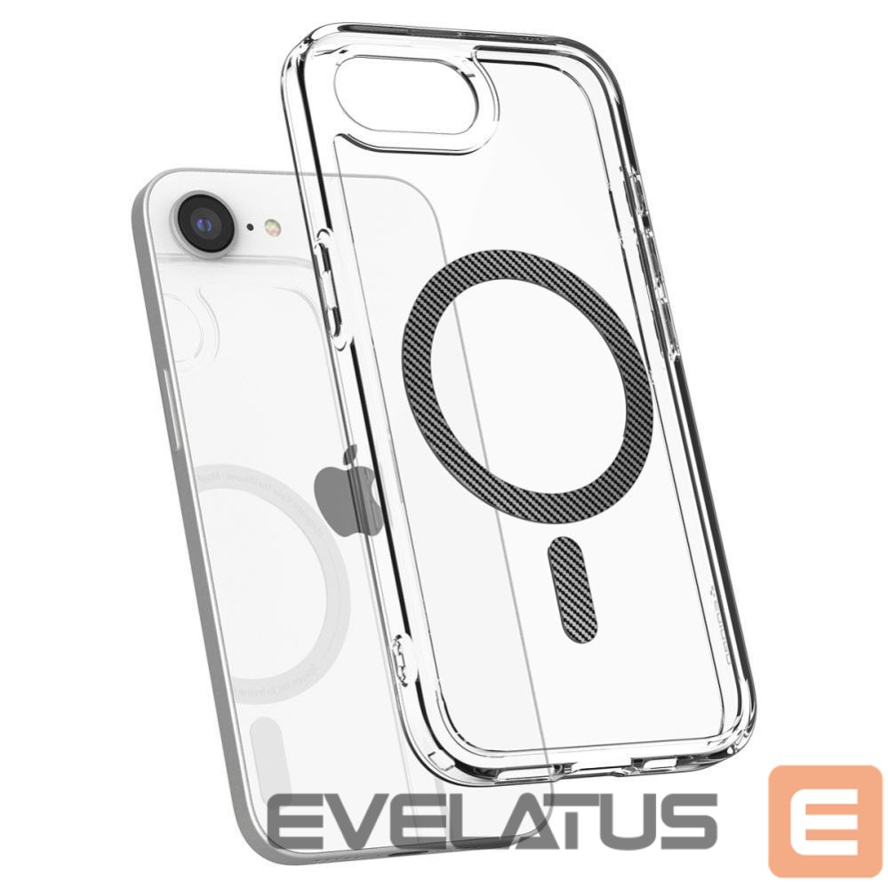 Чехол на заднюю панель Spigen Spigen Ultra Hybrid MagSafe iPhone 16e Carbon Fiber Case - Clear