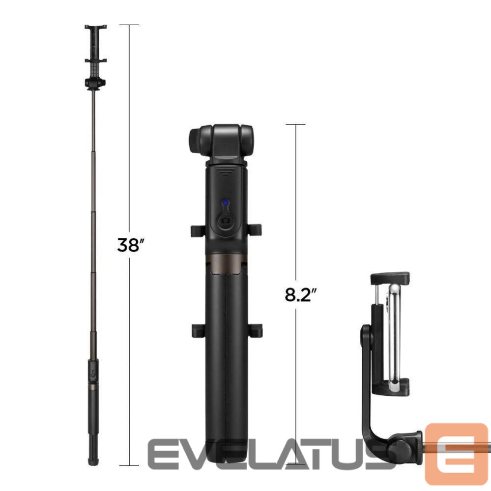 Фото и видео аксессуар Spigen Selfie stick Spigen S540W Bluetooth with tripod - black