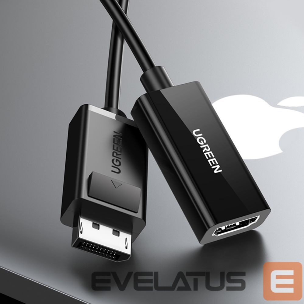 Кабель Ugreen MM137 40363 DisplayPort (Male) to HDMI (Female) 4K/1080p Adapter - Black Black
