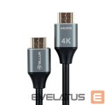 Кабель Tellur  High Speed HDMI 2.0 cable, 4K 18Gbps plug-plug Ethernet gold-plated 3m black 
