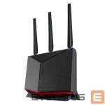 Роутер Asus  Wireless Router||6800 Mbps|Mesh|Wi-Fi 5|Wi-Fi 6|Wi-Fi 6e|Wi-Fi 7|IEEE 802.11a|IEEE 802.11b|IEEE 802.11g|IEEE 802.11n|IEEE 802.11ac|IEEE 802.11ax|USB 2.0|3x2.5GbE|LAN \ WAN ports 2|Number of antennas 4|RT-BE86U 