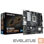 Материнская плата для процессоров Intel Gigabyte  Mainboard||Intel B760 Express|LGA1700|Micro-ATX|Memory DDR4|Memory slots 4|2xPCI-Express 3.0 1x|1xPCI-Express 4.0 16x|2xM.2|1x15pin D-sub|1xHDMI|1xDisplayPort|6xUSB 2.0|5xUSB 3.2|1xUSB-C|1xPS/2|1xRJ45|3xAudio port|B760MD3HPDDR4 