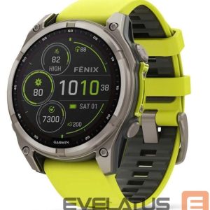 Умные часы Garmin  SMARTWATCH FENIX 8 SAPP. SOLAR/YELLOW 010-02906-21