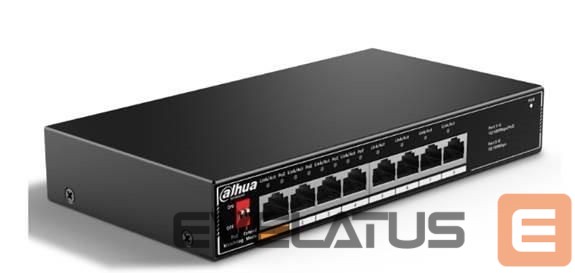 Коммутатор DAHUA Switch||Desktop/pedestal|8x10Base-T / 100Base-TX|PoE ports 4|60 Watts|SF1008LP
