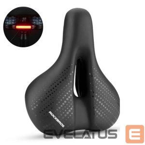 Другой товар Rockbros  Rockbros 38218916002 MTB bicycle saddle + lamp - black 