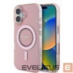 Другой аксессуар для телефона Guess  Guess IML Rhinestones MagSafe iPhone 16 Case - Pink 