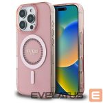 Другой аксессуар для телефона Guess  Guess IML Rhinestones MagSafe iPhone 16 Pro Max Case - Pink 
