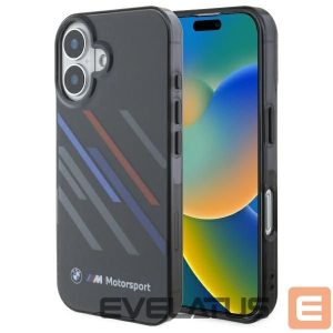 Другой аксессуар для телефона BMW  BMW Motosport IML Random Stripes iPhone 16 Plus Case - Black 