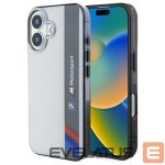 Другой аксессуар для телефона BMW  BMW Motosport IML Vertical Stripe iPhone 16 Case - Gray 