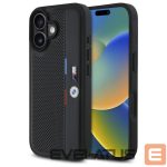 Другой аксессуар для телефона BMW  BMW M Perforated Tricolor Detail Line iPhone 16 Case - Black 