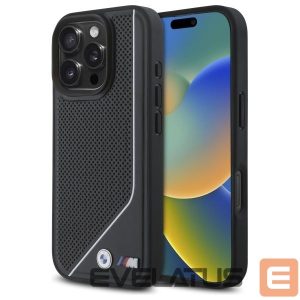 Другой аксессуар для телефона BMW  BMW M Perforated Twisted Line MagSafe case for iPhone 16 Pro - black 