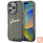 Другой аксессуар для телефона Guess  Guess IML Heart Case for iPhone 16 Pro - Black 