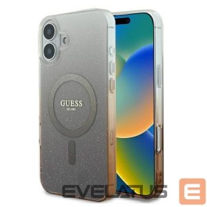 Другой аксессуар для телефона Guess  Guess IML Glitter Gradient MagSafe Case for iPhone 16 Plus - Brown 