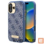 Другой аксессуар для телефона Guess  Guess 4G Logo Plate MagSafe Case for iPhone 16 Plus - Blue 