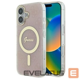 Другой аксессуар для телефона Guess  Guess IML 4G MagSafe iPhone 16 Case - Pink 