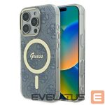 Другой аксессуар для телефона Guess  Guess IML 4G MagSafe Case for iPhone 16 Pro Max - Blue 