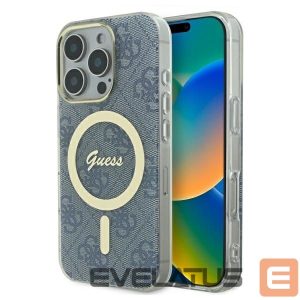 Другой аксессуар для телефона Guess  Guess IML 4G MagSafe Case for iPhone 16 Pro Max - Blue 