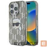 Другой аксессуар для телефона Karl Lagerfeld  Karl Lagerfeld IML Karl Head Electroplated iPhone 16 Pro Case - Black 