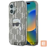 Другой аксессуар для телефона Karl Lagerfeld  Karl Lagerfeld IML Karl Head Electroplated iPhone 16 Case - Black 
