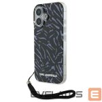 Другой аксессуар для телефона Karl Lagerfeld  Karl Lagerfeld Zebra With Cord iPhone 16 Case - Purple 