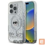 Другой аксессуар для телефона Karl Lagerfeld  Karl Lagerfeld Liquid Glitter Karl Head Magsafe Case for iPhone 16 Pro - Clear 