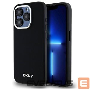 Другой аксессуар для телефона DKNY  DKNY Plain Logo MagSafe iPhone 15 Pro Case - Black 