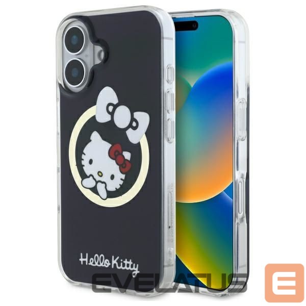 Другой аксессуар для телефона Hello Kitty Hello Kitty IML Fun bow Magsafe iPhone 16 Case - Black