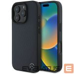 Другой аксессуар для телефона Mercedes-Benz  Mercedes MB Wood Imitation Leather MagSafe Case for iPhone 16 Pro Max - Navy Blue 