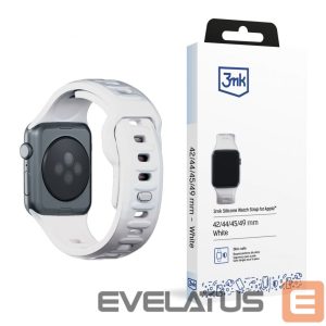Другой аксессуар для телефона 3MK  3mk Silicone Watch Strap for Apple Watch 42 / 44 / 45 / 49 mm - white 
