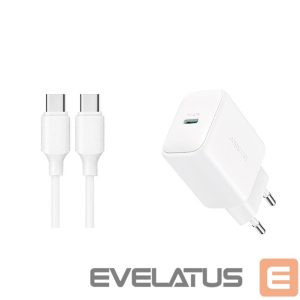 Адаптер Joyroom  Joyroom JR-TCF20 wall charger with a USB-C connector with a power of up to 20W (with USB-C / USB-C cable) 