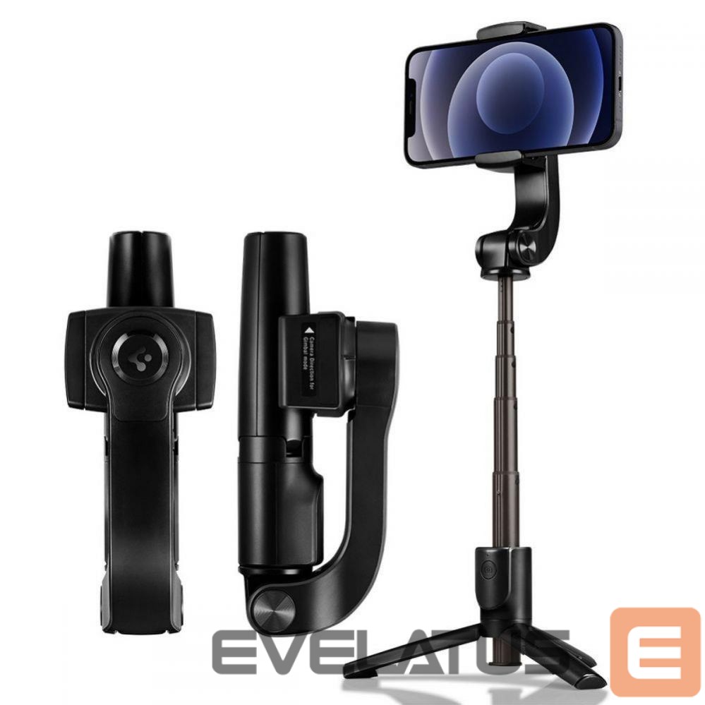 Фото и видео аксессуар Spigen Spigen S610W Bluetooth Gimbal with Selfie Stick - Black