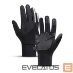 Аксессуар для велосипеда Hurtel  Insulated, non-slip sports phone gloves (size L) - black 