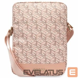 Чехол на заднюю панель Guess  Guess Bag GUTB10HGCFSEP 10" pink/pink GCube Stripe Tablet Bag 