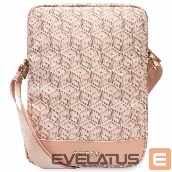 Чехол на заднюю панель Guess Guess Bag GUTB10HGCFSEP 10" pink/pink GCube Stripe Tablet Bag