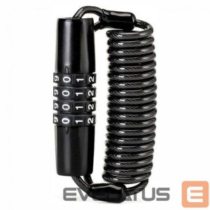Аксессуар для велосипеда Rockbros  Rockbros T609 bicycle lock with 1.5 m combination - black 