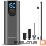 Аксессуар для велосипеда Rockbros  Rockbros 42720001001 Electric Bike Pump with LED Display + USB-C - USB-A Cable - Black 