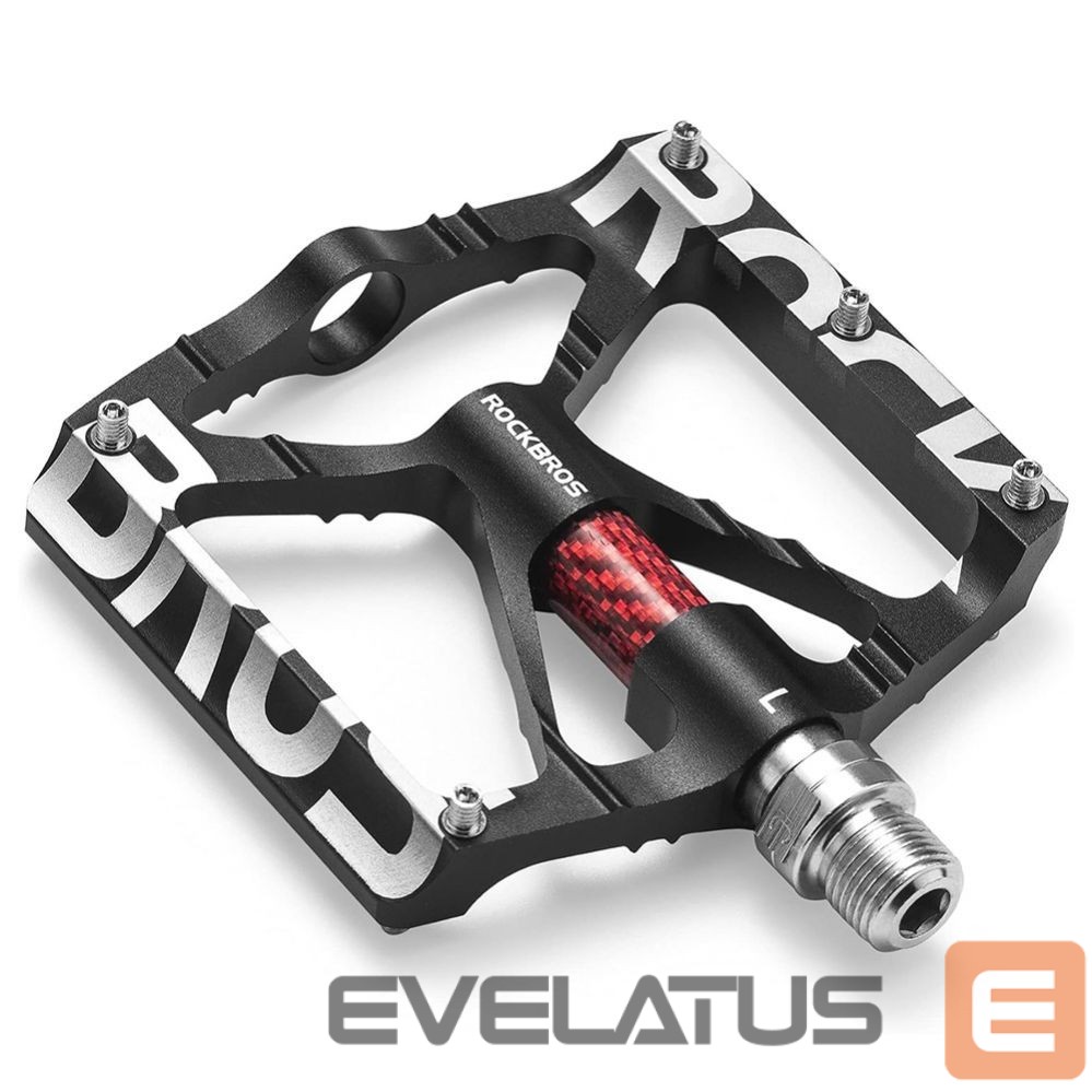 Аксессуар для велосипеда Rockbros Rockbros 37213071001 Aluminum Alloy Bicycle Pedal Set - Black