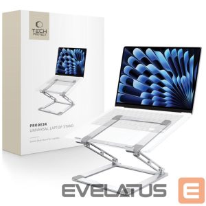 Другой аксессуар для компьютера Tech-Protect  Tech-Protect ULS400 universal foldable stand for laptops up to 17" - silver 
