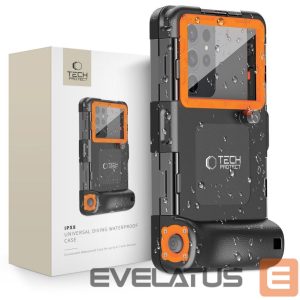 Другие Tech-Protect  Tech-Protect Waterproof Case IPX8 for 4.7-6.7" Smartphones - Black and Orange 