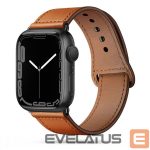 Ремешок Tech-Protect  Tech-Protect LeatherFit Strap for Apple Watch 4 / 5 / 6 / 7 / 8 / 9 / SE / Ultra 1 / 2 (42/44/45/49 mm) - Brown 