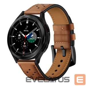 Ремешок Tech-Protect  Tech-Protect Leather Strap for Samsung Galaxy Watch 4 / 5 / 5 Pro / 6 / 7 / FE - Brown 