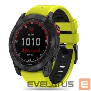 Ремешок Tech-Protect  Tech-Protect IconBand Pro Strap for Garmin Fenix 3 / 5X / 3HR / 5X Plus / 6X / 6X Pro / 7X - Lime Black 