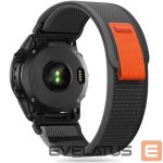 Ремешок Tech-Protect  Tech-Protect Nylon Strap for Garmin Fenix 3 / 5X / 3HR / 5X Plus / 6X / 6X Pro / 7X - Black-Orange 