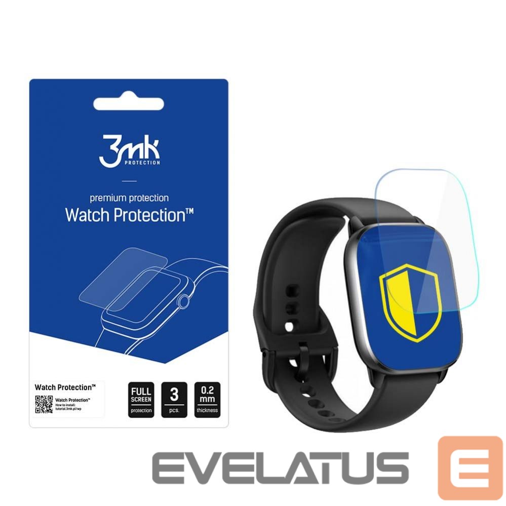 Защитная плёнка 3MK - 3mk Watch Protection v. ARC+ protective film for Xiaomi Amazfit GTS 4
