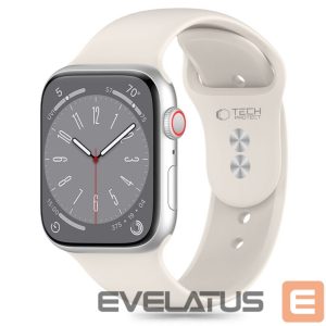 Ремешок Tech-Protect  Tech-Protect Silicone Strap for Apple Watch 4 / 5 / 6 / 7 / 8 / 9 / SE (38 / 40 / 41 mm) - Beige 
