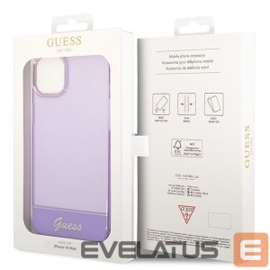 Чехол на заднюю панель Guess  Guess Translucent iPhone 14 6.1" Case - Purple 