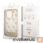 Чехол на заднюю панель Guess  Guess GUHCP14XHG4MHG iPhone 14 Pro Max 6.7 "gold / gold hardcase 4G Pattern Script 