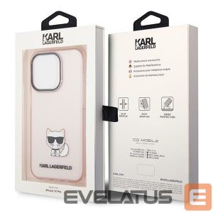 Чехол на заднюю панель Karl Lagerfeld  Transparent || Pink 