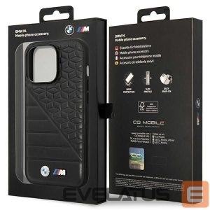 Чехол на заднюю панель BMW  BMW Bi Pattern Case for iPhone 14 Pro 6.1" - Black 