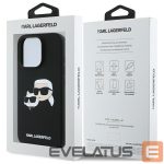 Чехол на заднюю панель Karl Lagerfeld  Karl Lagerfeld Silicone Case Heads Print MagSafe for iPhone 16 Pro Max - Black 